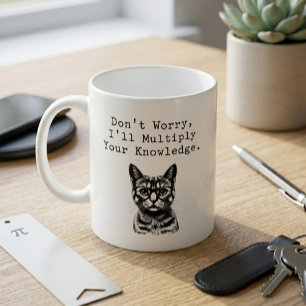 Vermehr Dein Wissen Mathelehrer Spruch Kaffeetasse