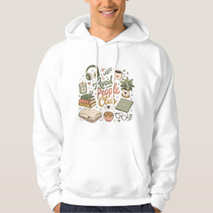 Vermeide Menschen Club Cozy Introvert Vibes Hoodie