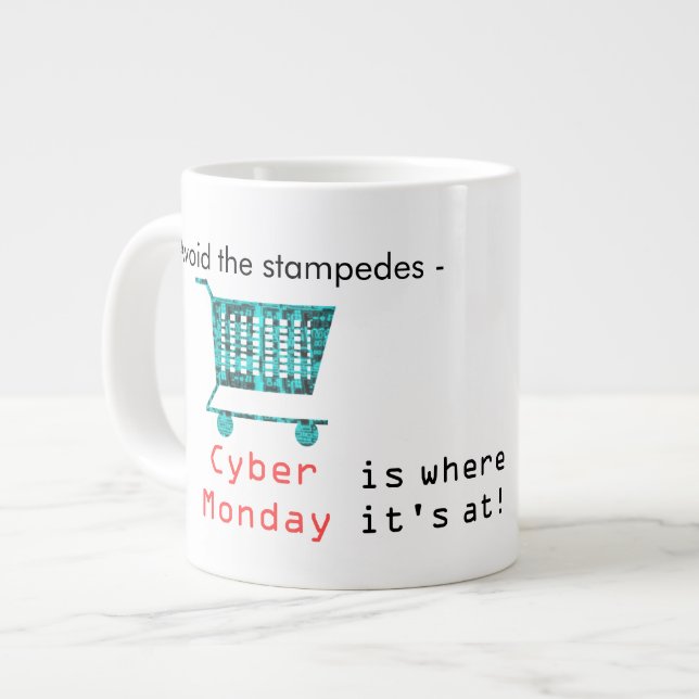 Vermeiden Sie das Stampeds Jumbo-Tasse (Vorderseite Links)