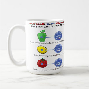 Vermeiden Sie gentechnisch veränderte Lebensmittel Tasse