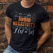 Vermeiden Sie Negativität Lustiger Mathe-Mathemati