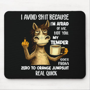 Vermeiden, weil Angst davor, dass die Stimmung nic Mousepad