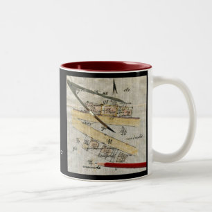 Vermesser-Tasse - Vintage Zweifarbige Tasse