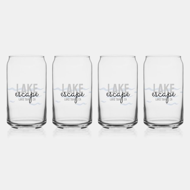 Vermietung von Ferienhäusern - Dosenglas (Vorderseite)