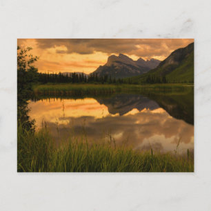 Vermilion Lakes Sunset Postkarte