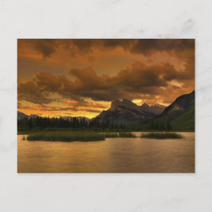 Vermilion Lakes Sunset Postkarte
