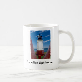 Vermilion Leuchtturm-Tasse Kaffeetasse