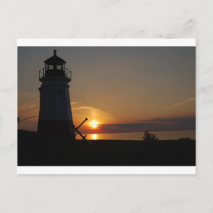 Vermilion Light House Postkarte