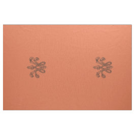 Vermilion Marie Antoinette initial upholstery Stoff