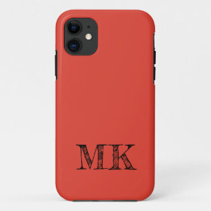 Vermilion Solid Color Modernes Minimal Case-Mate iPhone Hülle