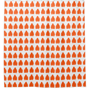 Vermillion Asian Moods Buddah Boys Duschvorhang