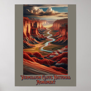 Vermillion Cliffs National Monument Poster