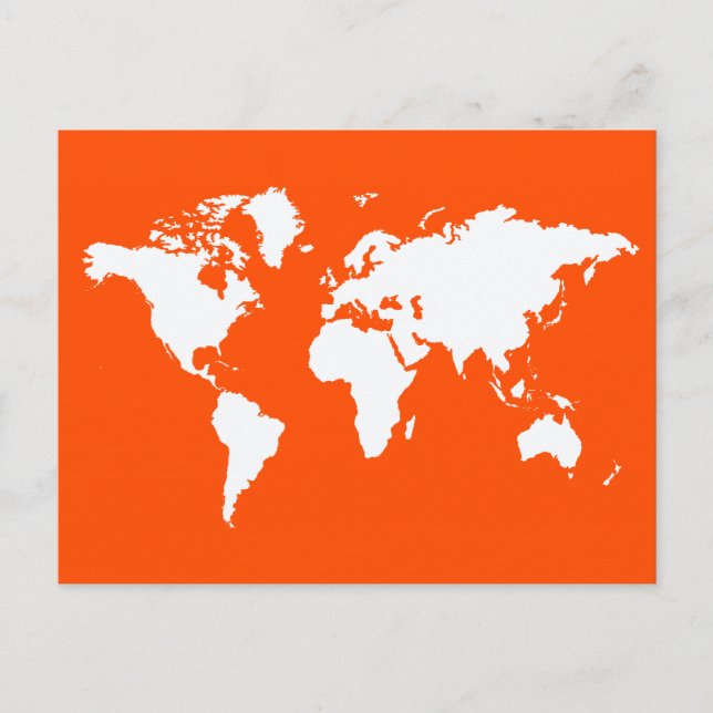 Vermillion Elegante World Postkarte (Vorderseite)