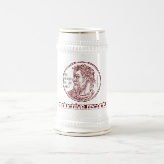 Vermindernde Platten Xerces Stein Bierglas