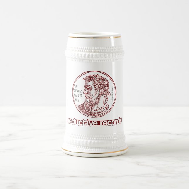 Vermindernde Platten Xerces Stein Bierglas (Mittel)