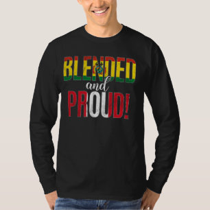 Vermischte und stolze Staatsangehörigkeit Halbpens T-Shirt
