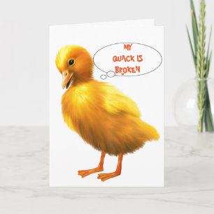 Vermisse dich an Ostern & QUACK ist kaputt/WATSCHE Feiertagskarte