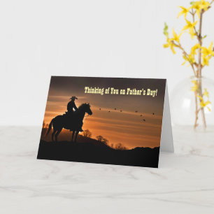 Vermisse dich Cowboy Country zum Vatertag  Karte
