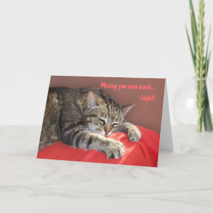 Vermisse dich soooo sehr karte