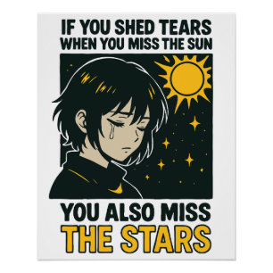 Vermisse die Sterne Poster