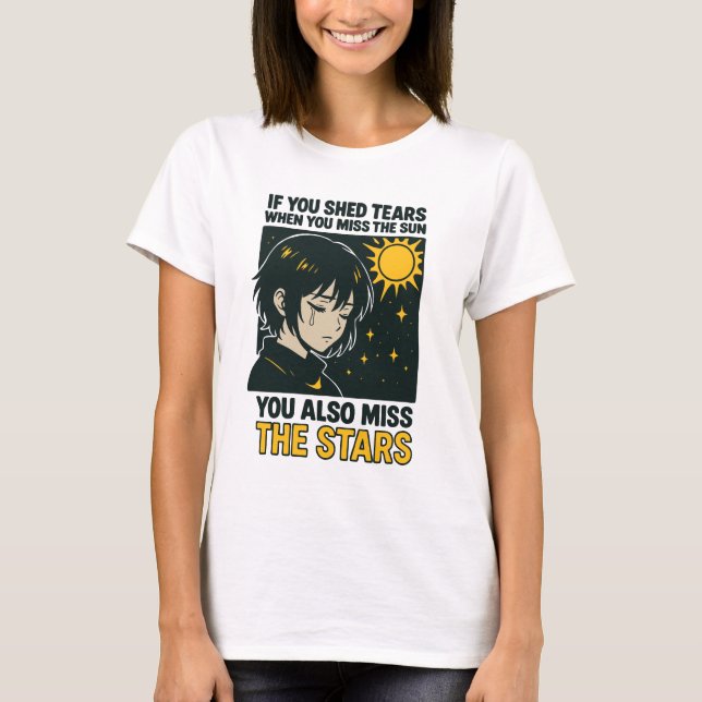 Vermisse die Sterne T-Shirt (Vorderseite)