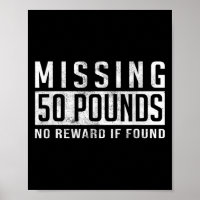 Vermisst 50 Pfund Gewichtsverlust Motivation Zitat