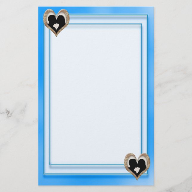 Vermisst Briefpapier (Vorderseite)