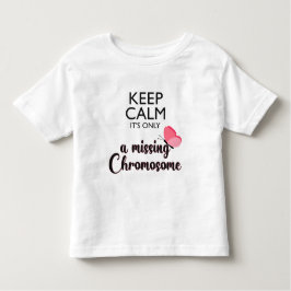 Vermisst-Chromosom-Turner-Syndrom Kleinkind T-shirt