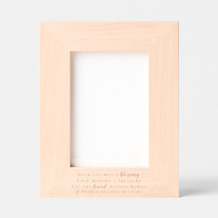 Vermisst, dass Sie die Gedenkstätte behalten Geätzte Rahmen