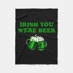 Vermisst Du war Bier, Lustiges Bier St Patricks Da Fleecedecke