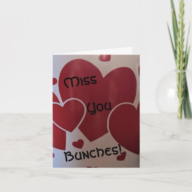 Vermisst ein geliebter karte (Vorderseite)