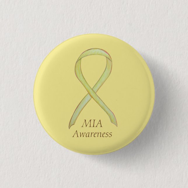 Vermisst in Aktion (MIA) Button zur Sensibilisieru (Vorderseite)