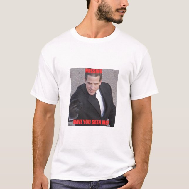 Vermisst: Jäger Biden T-Shirt (Vorderseite)