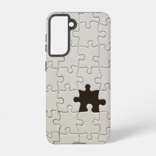 Vermisst Jigsaw Puzzle Piece White Samsung Galaxy Hülle