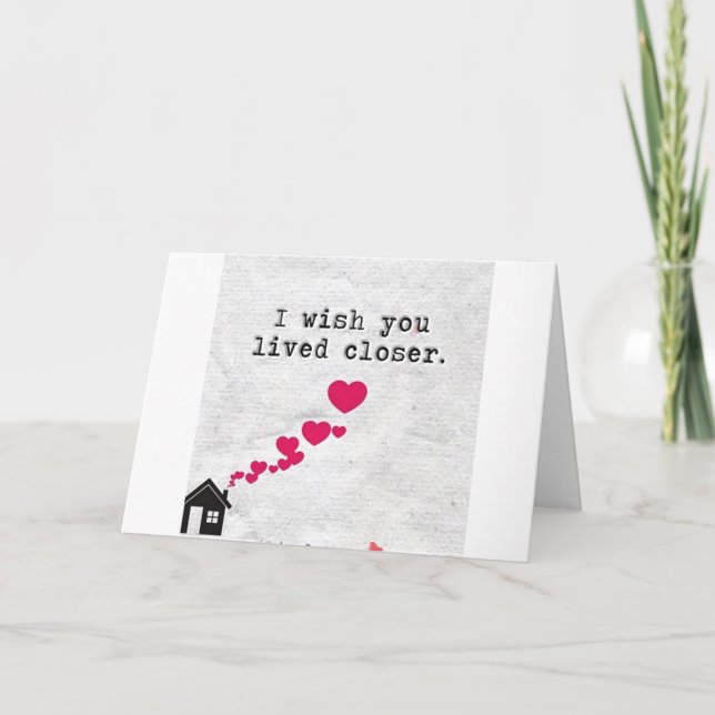 **VERMISST MEIN FREUND, ABER GLÜCKLICH FÜR SIE** KARTE (Vorderseite)