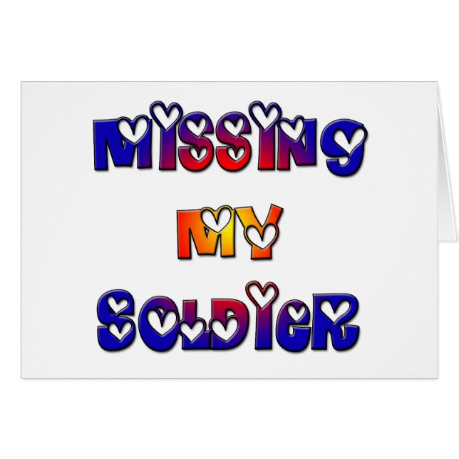 Vermisst mein Soldat (Vorderseite (Horizontal))