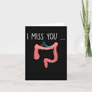 Vermisst My Colon Funny Ostomy Ostomate Operation  Karte