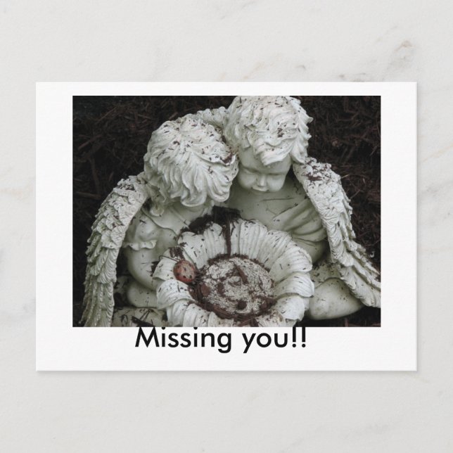 Vermisst! Postkarte (Vorderseite)