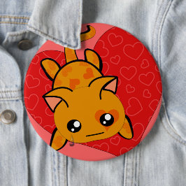 Vermisst Sie auf Valentinstag Sad Kitty Cat Button