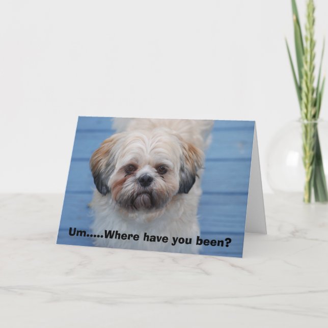 Vermisst Sie Karte (Vorderseite)