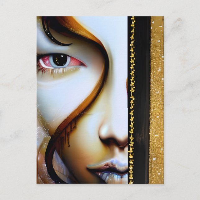 Vermisst Sie schrecklich Postkarte (Vorderseite)