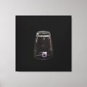 Vermisst unmöglich leinwanddruck