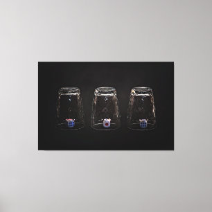 Vermisst unmöglich leinwanddruck