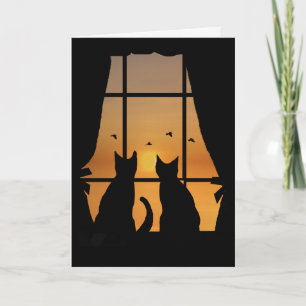 Vermisst, wir verpassen Ihre Katzen im Fenster Karte