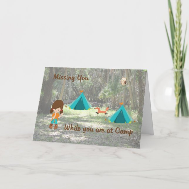 Vermisste Dauerkarte während des Sommercamps Karte (Vorderseite)