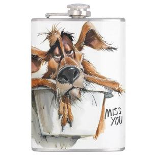 Vermisste Flasche - Adorable Dose Design Flachmann