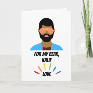 Vermisste Gay Themed Card und Bärenhugs Karte