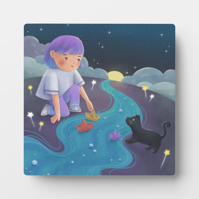 Vermisste Illustration Art Fotoplatte (Vorderseite)