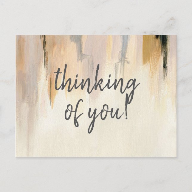 Vermisste Pinselstriche Postkarte (Vorderseite)