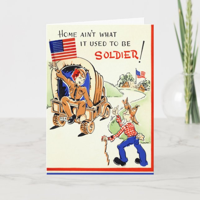 Vermisste Soldaten-Karte Karte (Vorderseite)